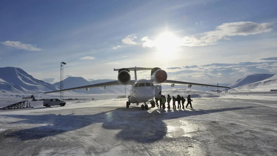 It’s the world’s northernmost airport and its runway is melting